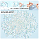 150Pcs 5 Style Transparent Acrylic Linking Rings(OACR-DC0001-01)-4