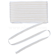 Polyester Book Headbands, for Book Binding Decoration, White, 5/8 inch(15mm), about 109.36 Yards(100m)/Roll(OCOR-WH0073-62)