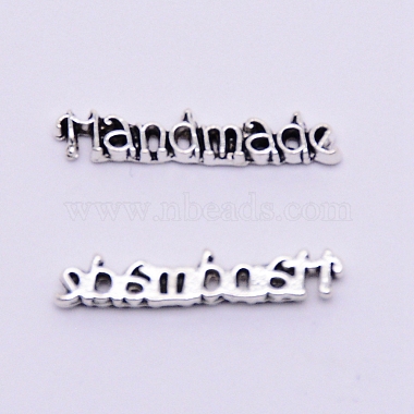 Antique Silver Word Alloy Cabochons