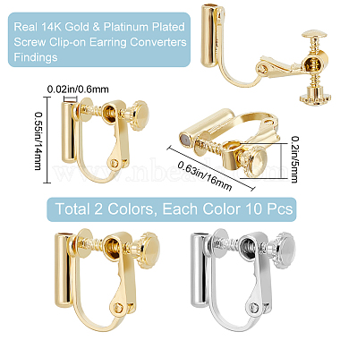 20Pcs 2 Colors Brass Converters Findings(KK-BBC0009-39)-2