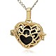 Golden Tone Brass Hollow Heart Cage Pendants(KK-J243-05G)-1