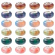 24pcs 6 couleurs perles européennes en résine rondelle(RPDL-YW0001-08)-1