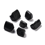 Rough Raw Natural Black Tourmaline Beads, for Tumbling, Decoration, Polishing, Wire Wrapping, Wicca & Reiki Crystal Healing, No Hole/Undrilled, Nuggets, 20~57x13~42mm, about 6~24pcs/500g(G-I302-02)