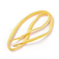 Polyester Cord Shoelace, Yellow, 52~54cm, 6mm(AJEW-F036-02A-05)