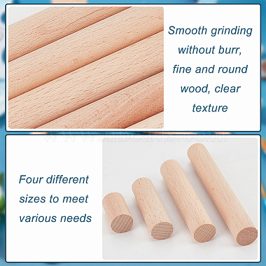 20Pcs 4 Style Round Wooden Sticks(WOOD-NB0002-16C)-5