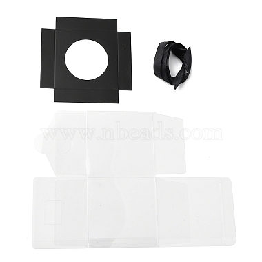 Transparent PET Cupcake Packing Boxes with Paper Base(PL-CBA0AB9-01E)-2