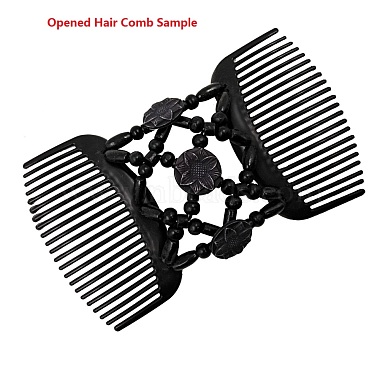 Пластиковая булочка для волос(OHAR-S197-012)-4