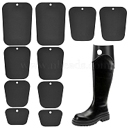 WADORN 10Pcs 5 Style Plastic Shoe Inner Support Rack, Preveting Shoe from Deformation, Trapezoid, Black, 151~401x215~279x0.5mm, Hole: 20mm, 2pcs/style(AJEW-WR0002-27)