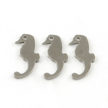 Stainless Steel Color Sea Horse Stainless Steel Pendants