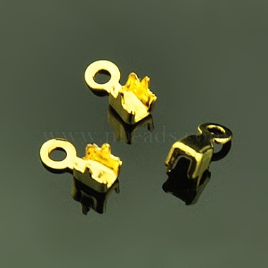 Golden Brass Cup Chain Connectors