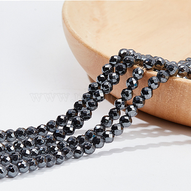 2Strands Non-magnetic Synthetic Hematite Beads Strands(G-NB0005-01A)-2