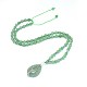 Natural Green Aventurine Pendant Necklaces(NJEW-P241-C06)-1