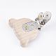 Beech Wood Baby Pacifier Holder Clips(WOOD-T015-20)-3
