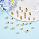 100Pcs 2 Styles Brass Grooved Beads(KK-BBC0028-38)-4