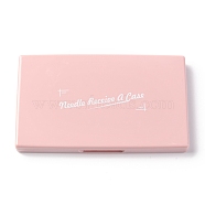 Magnetic Needle Storage Case, Stitching Sewing Pin Plastic Box, Rectangle, Pink, 11x6.8x1cm(DIY-H146-05)