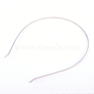 Hair Accessories Iron Hair Band Findings, Platinum, 140x118.5x3mm(OHAR-WH0017-06B)