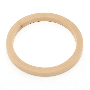 Unfinished Wood Bangles, DIY Wood Crafts, Tan, 1/4x2-3/4 inch(0.6x7.1cm), Inner Diameter: 2-1/4 inch(5.85cm)