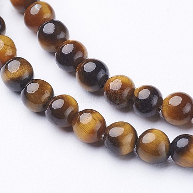 Natural Tiger Eye Beads Strands(GSR4MMC014-A)-2