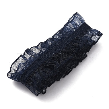 Chinlon Elastic Pleated Lace Trim(EW-WH0013-39A)-2