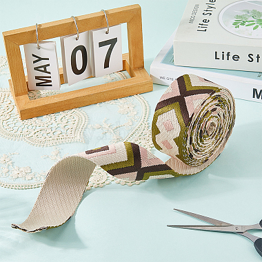 5 Yards Polyester Ribbons(OCOR-GF0005-23A)-3