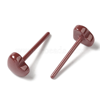 boucles d'oreilles en céramique de zircone biocéramique hypoallergénique(EJEW-F340-06)-2