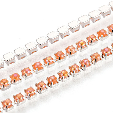 Perlenohrringe aus Eisen und ABS(CH-T007-01A-08)-1