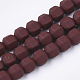 Spray Painted Non-magnetic Synthetic Hematite Beads Strands(G-T116-11-21)-1