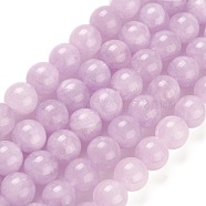 Natural Amethyst Beads Strands, Dyed & Heated, Round, 10.5mm, Hole: 1mm, about 38pcs/strand, 15.51~15.55 inch(39.4~39.5cm)(G-C049-01C)