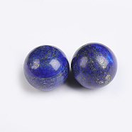 Dyed Natural Lapis Lazuli Round Beads, Gemstone Sphere, No Hole/Undrilled, 16mm(G-I170-16mm-20)