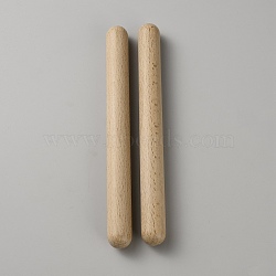 Wood Rhythm Sticks, Musical Instrument, Tan, 195x20mm(AJEW-WH0609-774)