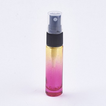 Glass Gradient Color Spray Bottle, Colorful, 9.6x2cm, Capacity: 10ml