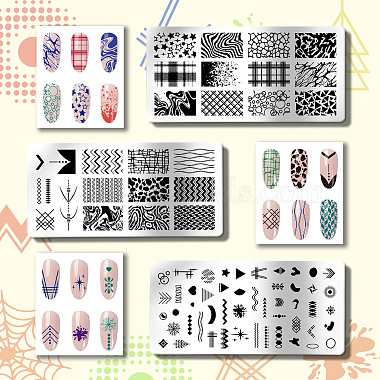 Stainless Steel DIY Nail Art Templates(MRMJ-WH0092-002)-3