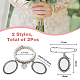 Imitation Pearl Wedding Bouquet Jewelry Set(BJEW-FH0001-01B)-2