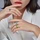 DIY Flat Round Ring Making Kits(DIY-SZ0007-80)-5