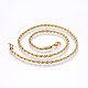 304 Stainless Steel Rope Chain Necklaces(X-NJEW-F226-03G-06)-1