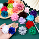 24 St&uuml;ck gewebte Blumenbrosche(JEWB-FH00008)-3