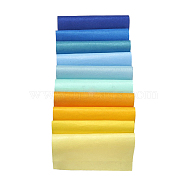 Non Woven Fabric Embroidery Needle Felt for DIY Crafts, Square, Mixed Color, 298~300x298~300x1mm, 10pcs/set(DIY-JP0002-04)