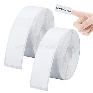 230Pcs Direct Thermal Printer Blank Label Stickers, White, 1.4x3cm(AJEW-WH0083-79)