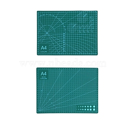 A4 Plastic Cutting Mat, Cutting Board, for Craft Art, Rectangle, Dark Cyan, 22x30cm(WG57357-02)