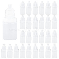 Plastic Squeeze Bottles, with Caps, Refillable Bottle for Eye Drops, WhiteSmoke, 1.9x4.75cm, Capacity: 5ml(0.17fl. oz)(AJEW-WH0314-277A)