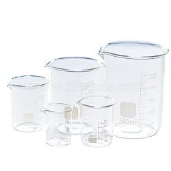 Glass Measuring Cup Tools, Graduated Cup, Clear, 5.35x5x7.4cm, Capacity: 100ml(3.38fl. oz)(CAND-PW0002-031C)