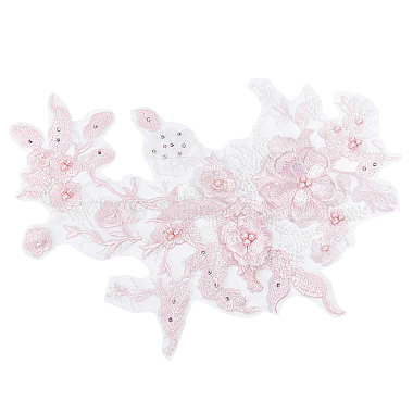Pink Polyester Ornament Accessories