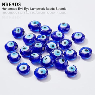 nbeads ручной работы бусины лэмпворк сглаза(LAMP-NB0001-61)-6