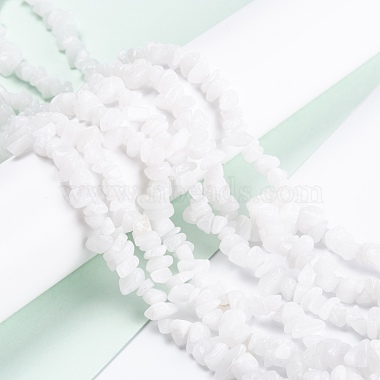 Natural White Jade Beads Strands(G-G011-02)-4