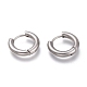 Tarnish Resistant 201 Stainless Steel Huggie Hoop Earrings(EJEW-O095-05-02)-1