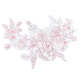 3 accessoires d'ornement de broderie en polyester organgza à fleurs d(DIY-WH0297-20C)-1