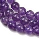 Natural Amethyst Round Bead Strands(G-M212-10mm-01A)-5