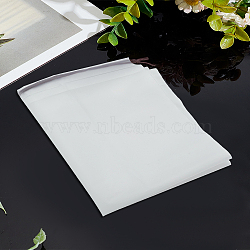 2Pcs Rectangle EVA Waterproof Drawstring Bags, Frosted Gift Storage Pouches, WhiteSmoke, 45x35x0.02cm(FIND-LP0009-07)