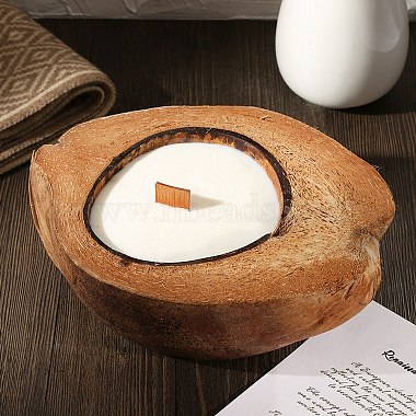 Coconut Shell Candle Holder(PW24031406076)-2