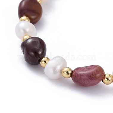 Natural Gemstone Beaded Bracelets(BJEW-JB05265)-3